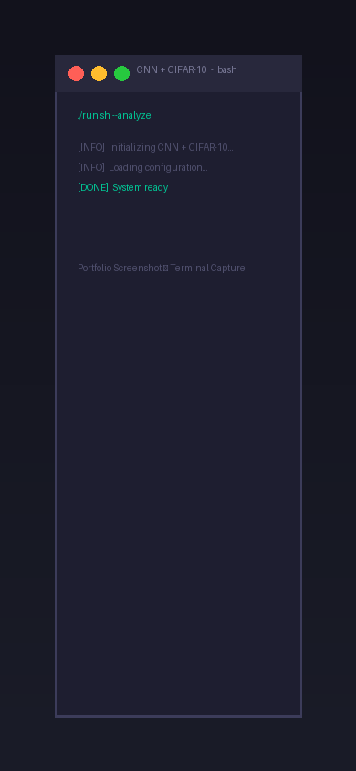 CNN CIFAR-10 - Mobile view