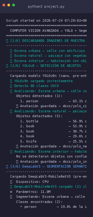 Computer Vision Avançada - Vista mobile