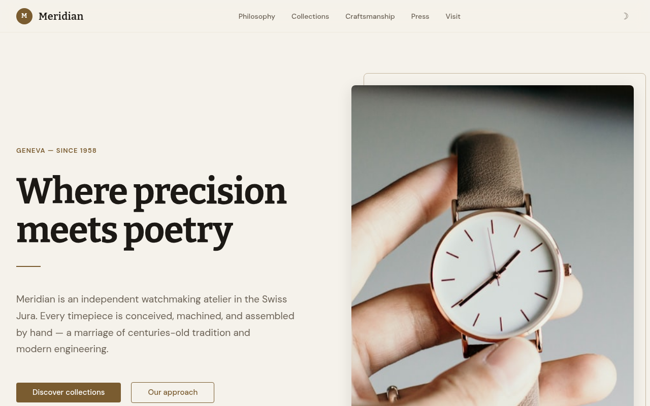 Meridian Horology