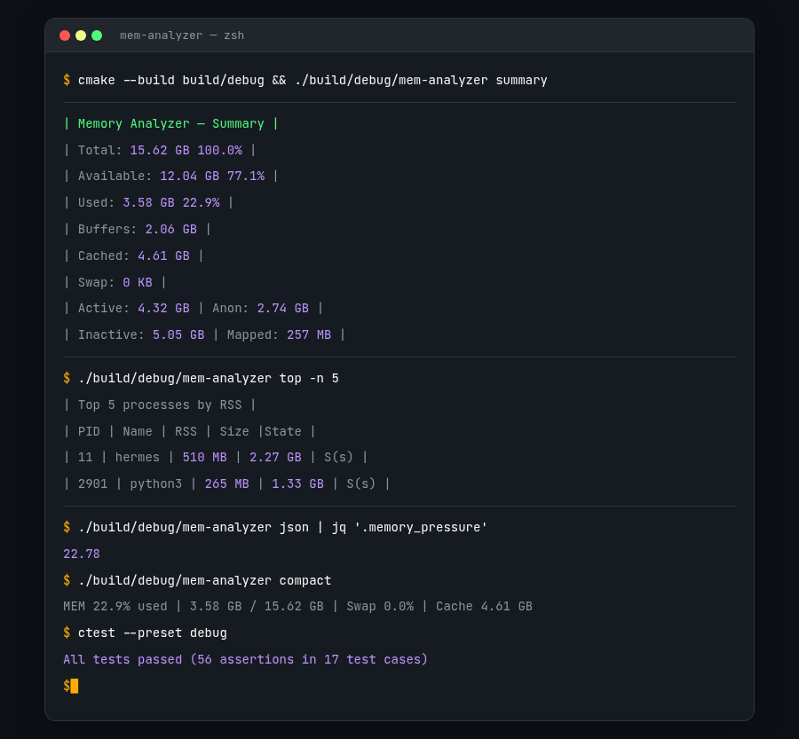 Memory Analyzer