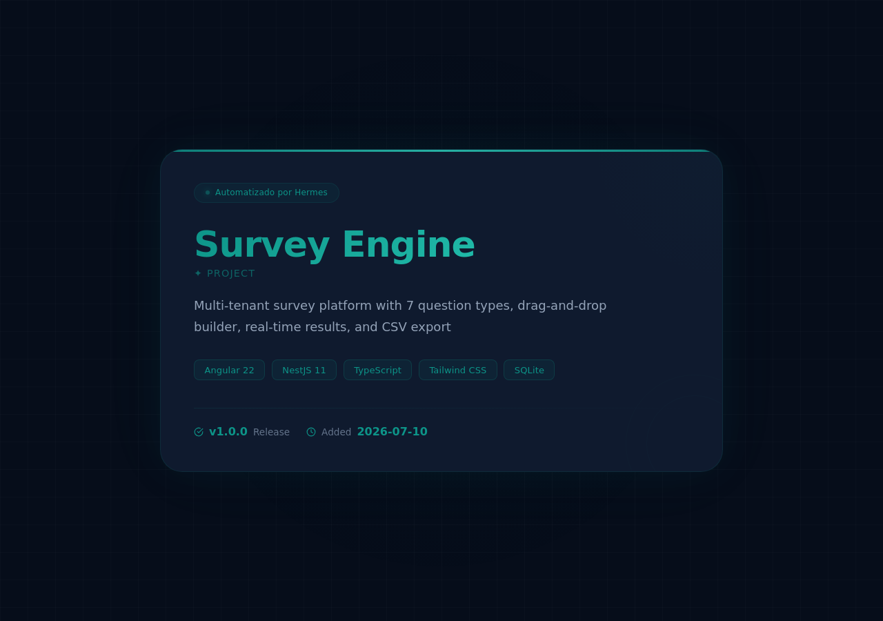 Survey Engine