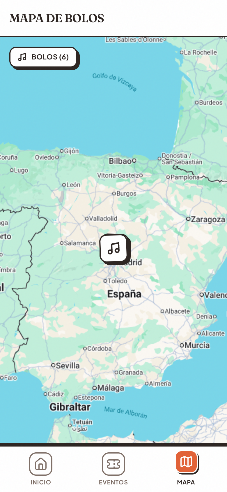 Conciergo — Map · mobile